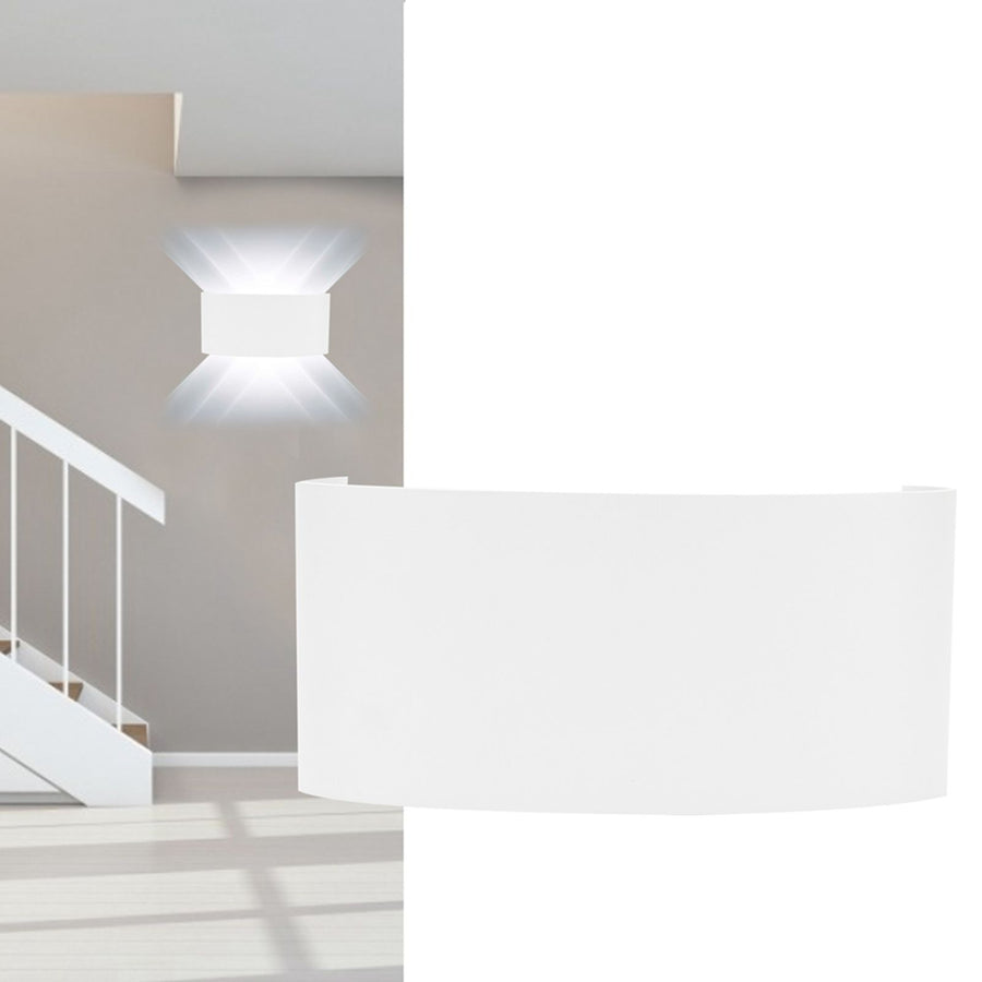 6LED 6W Wall Light Innovative Up Down Wall Lamp IP65 Waterproof AC85-265V White Light
