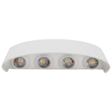 8LED 8W Wall Sconce Waterproof Wall Light for Outdoor Indoor Lighting AC85-265V Warm Light - Rear View