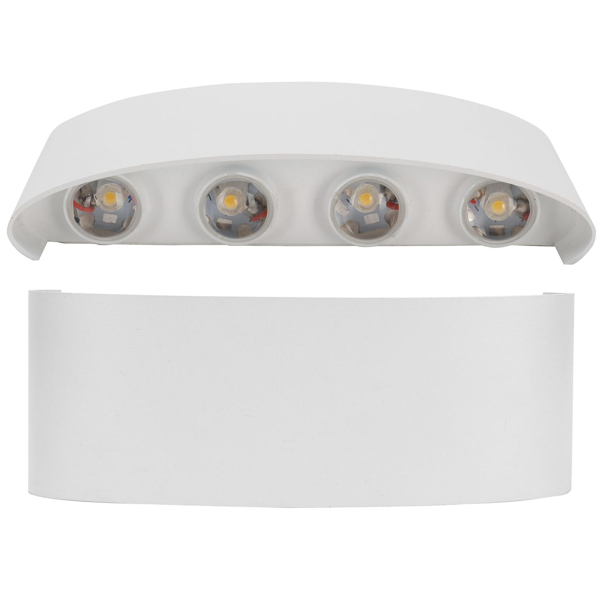 8LED 8W Wall Sconce Waterproof Wall Light for Outdoor Indoor Lighting AC85-265V Warm Light