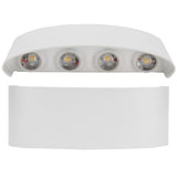8LED 8W Wall Sconce Waterproof Wall Light for Outdoor Indoor Lighting AC85-265V Warm Light - Extra Image