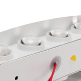 8LED 8W Wall Sconce Waterproof Wall Light for Outdoor Indoor Lighting AC85-265V Warm Light