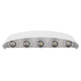 10LED 10W Wall Light Waterproof Wall Sconce for Indoor Outdoor Lighting AC85-265V Warm Light - Close-Up Angle