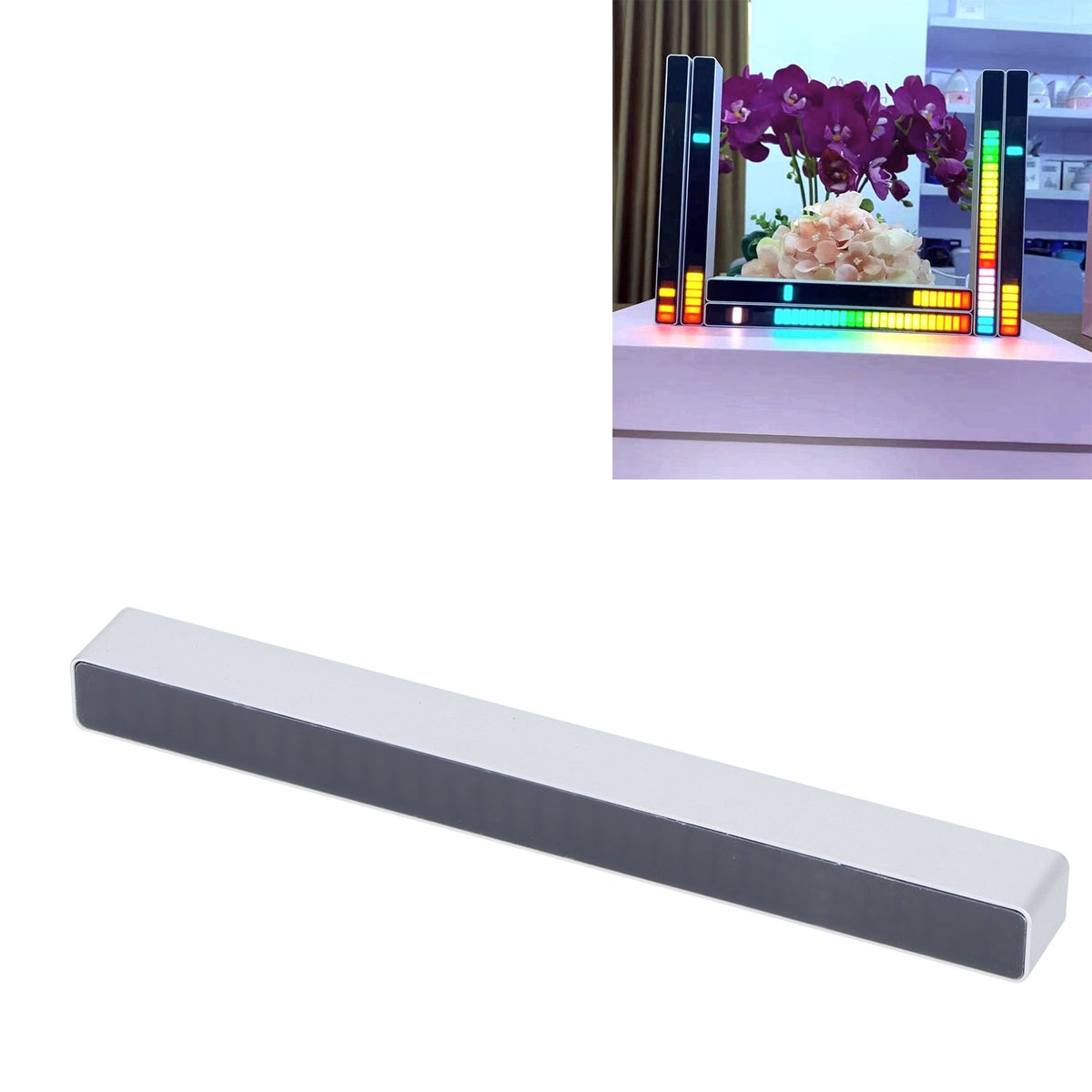 USB 32LED Colorful Light 18 Colors AGC Voice-Activated Ambient Lighting for KTV Bar Party