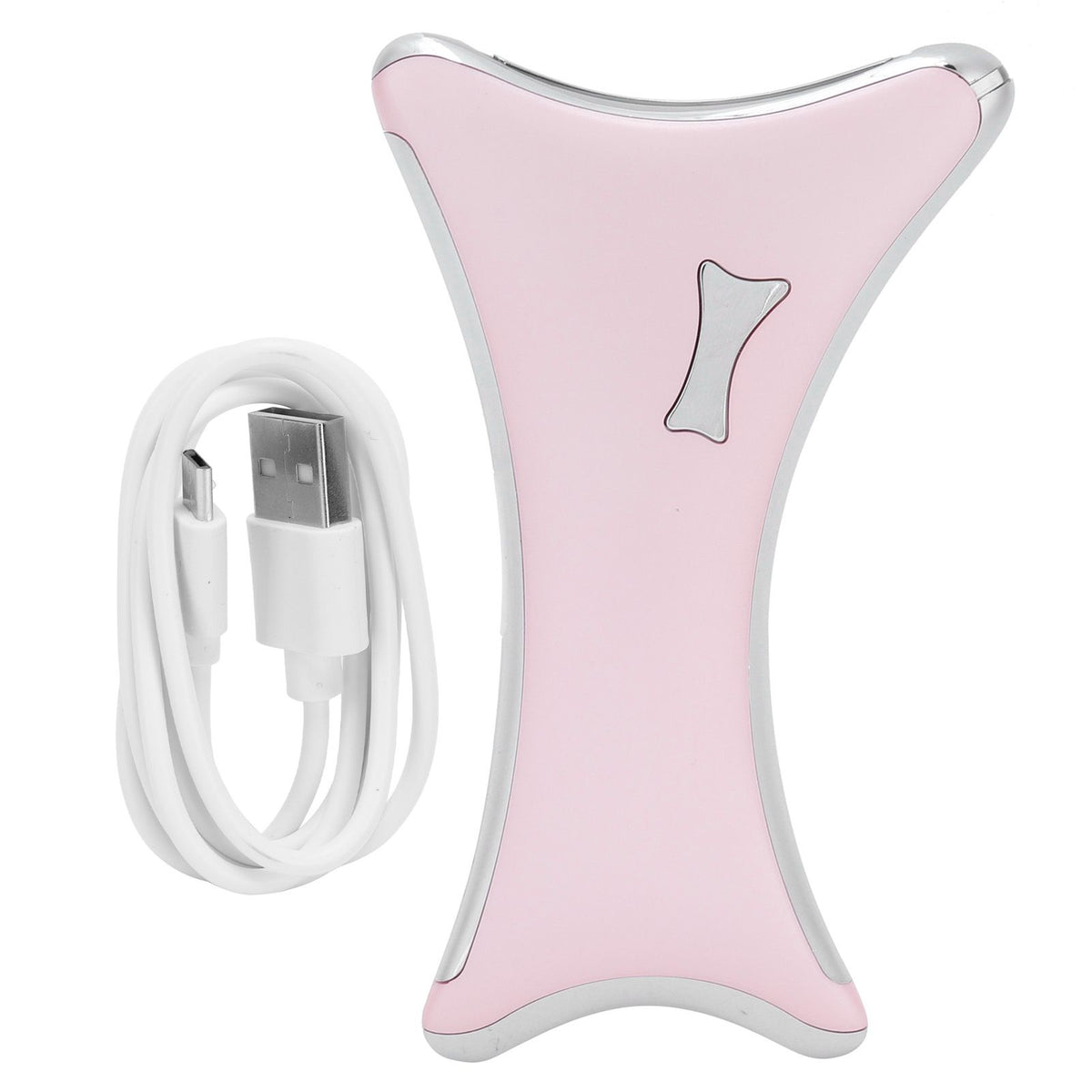 LED Electric Gua Sha Board USB Vibration Heating Scraping Massager Instrument Beauty ToolsPink