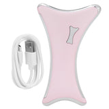 LED Electric Gua Sha Board USB Vibration Heating Scraping Massager Instrument Beauty ToolsPink