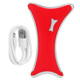 LED Electric Gua Sha Board USB Vibration Heating Scraping Massager Instrument Beauty ToolsRed
