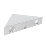LED Wall Light 9W Modern Aluminum Triangular Lamp for Bedroom Corridor Hallway 85-265V - Top-Down View