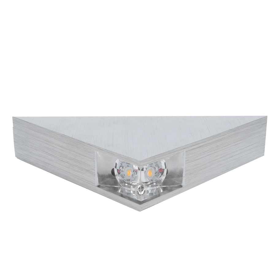 LED Wall Light 9W Modern Aluminum Triangular Lamp for Bedroom Corridor Hallway 85-265V