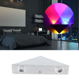 LED Wall Light 9W Modern Aluminum Triangular Lamp for Bedroom Corridor Hallway 85-265V - Extra Image