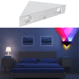 LED Wall Light 9W Modern Aluminum Triangular Lamp for Bedroom Corridor Hallway 85-265V - Extra Image