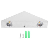 Triangular Wall Light LED Bedside Lamp for Corridor Background Wall 9W Warm White Light 85‑265V
