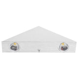 Triangular Wall Light LED Bedside Lamp for Corridor Background Wall 9W Warm White Light 85‑265V - Front View