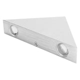 Triangular Wall Light LED Bedside Lamp for Corridor Background Wall 9W Warm White Light 85‑265V - Side View