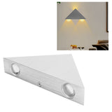 Triangular Wall Light LED Bedside Lamp for Corridor Background Wall 9W Warm White Light 85‑265V