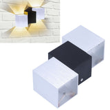 LED Wall Light Aluminum 6W Lamp for Bedroom Stairs Hallway KTV Hotel 85-265V Warm White