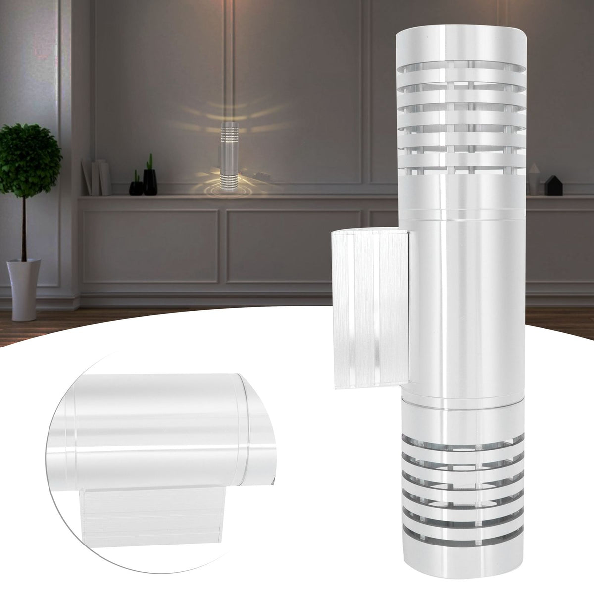 LED Double Head Wall Lamp Living Room Bedroom Bedside Lamp Aisle Decorative Light 85-265V