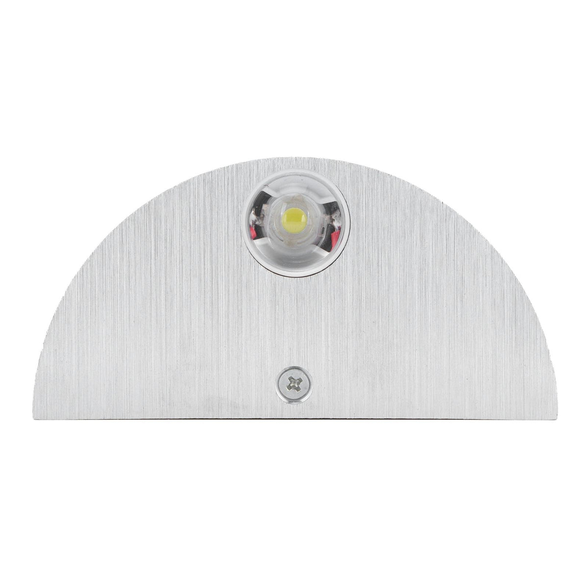 9W Wall Lamp Modern Semicircle Decorative Light for KTV Bar Exhibition Hall Pure White 85‑265V