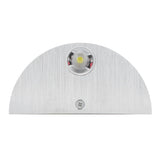 9W Wall Lamp Modern Semicircle Decorative Light for KTV Bar Exhibition Hall Pure White 85‑265V - Side View