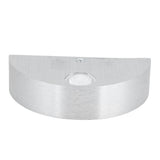 9W Wall Lamp Modern Semicircle Decorative Light for KTV Bar Exhibition Hall Pure White 85‑265V - Top-Down View