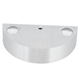 9W Wall Lamp Modern Semicircle Decorative Light for KTV Bar Exhibition Hall Pure White 85‑265V - 45-Degree Angle