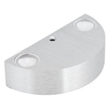 9W Wall Lamp Modern Semicircle Decorative Light for KTV Bar Exhibition Hall Pure White 85‑265V - Close-Up Angle