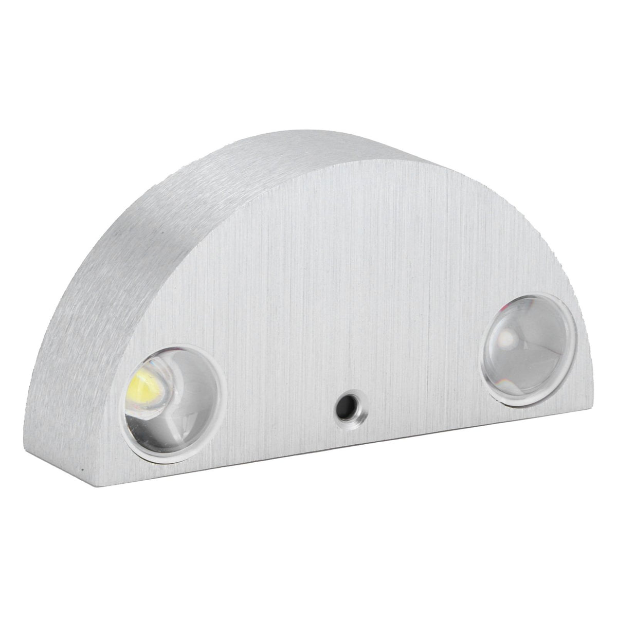 9W Wall Lamp Modern Semicircle Decorative Light for KTV Bar Exhibition Hall Pure White 85‑265V