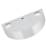 9W Wall Lamp Modern Semicircle Decorative Light for KTV Bar Exhibition Hall Pure White 85‑265V