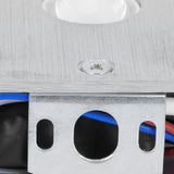 9W Wall Lamp Modern Semicircle Decorative Light for KTV Bar Exhibition Hall Pure White 85‑265V