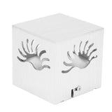 Square Wall Lamp Innovative LED Decorative Light for Living Room Corridor 3W Yellow 85-265V - Side View