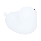 Silicone Bedside Lamp 1.3W Innovative USB Night Light with Colorful Lighting White