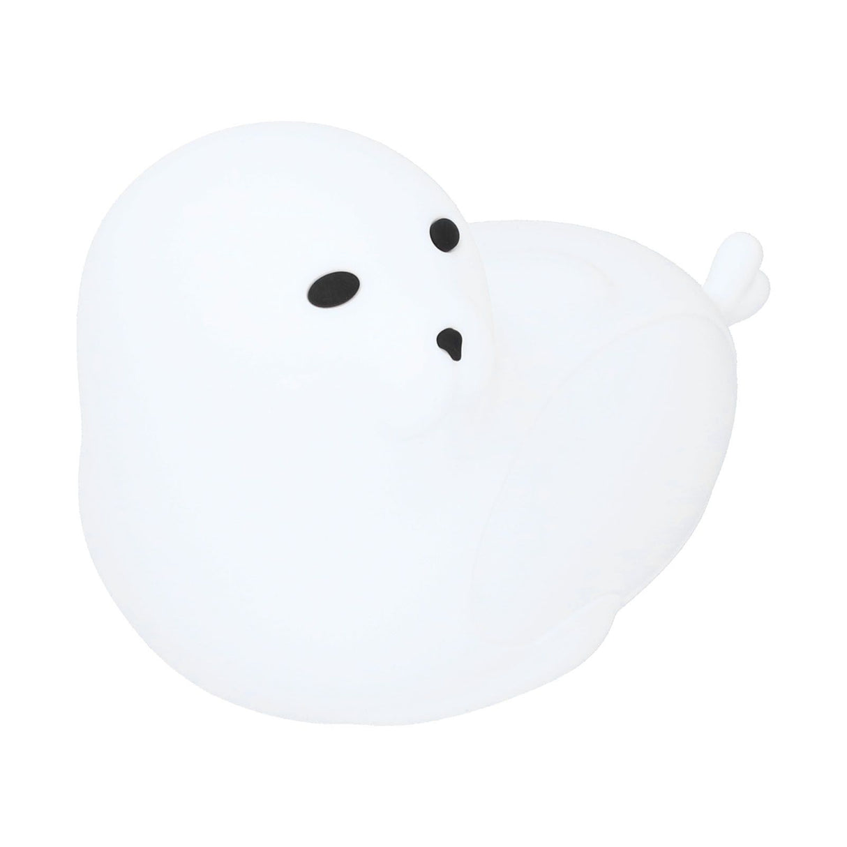 Silicone Bedside Lamp 1.3W Innovative USB Night Light with Colorful Lighting White