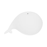 USB Night Light 1.3W Whale Shape 7-Colors Silicone Bedside Lamp for Home Bedroom White