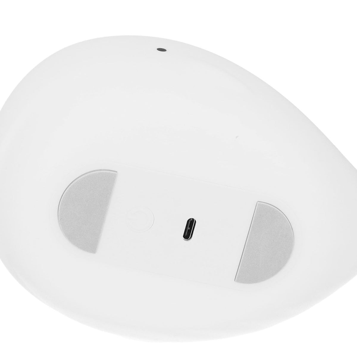 USB Night Light 1.3W Whale Shape 7-Colors Silicone Bedside Lamp for Home Bedroom White