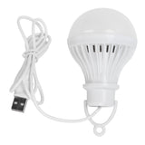 Portable USB LED Energy Saving Lamp Bulb LED Emergency Light for Outdoor Camping 5V 7W - Rear View