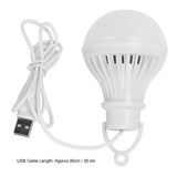 Portable USB LED Energy Saving Lamp Bulb LED Emergency Light for Outdoor Camping 5V 7W