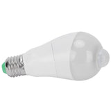 E27 Human Sensor Light Bulb 7W LED Induction Lamp for Corridor Balcony 85‑265V Pure White Light