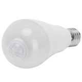 E27 Human Sensor Light Bulb 7W LED Induction Lamp for Corridor Balcony 85‑265V Pure White Light - Side View