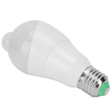 E27 Human Sensor Light Bulb 7W LED Induction Lamp for Corridor Balcony 85‑265V Pure White Light