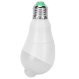 E27 Human Sensor Light Bulb 7W LED Induction Lamp for Corridor Balcony 85‑265V Pure White Light