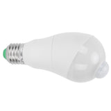 E27 Human Sensor Light Bulb 7W LED Induction Lamp for Corridor Balcony 85‑265V Pure White Light