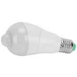 E27 Human Sensor Light Bulb 7W LED Induction Lamp for Corridor Balcony 85‑265V Pure White Light - Close-Up Angle