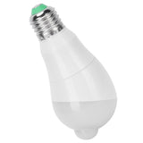 E27 Human Sensor Light Bulb 7W LED Induction Lamp for Corridor Balcony 85‑265V Pure White Light