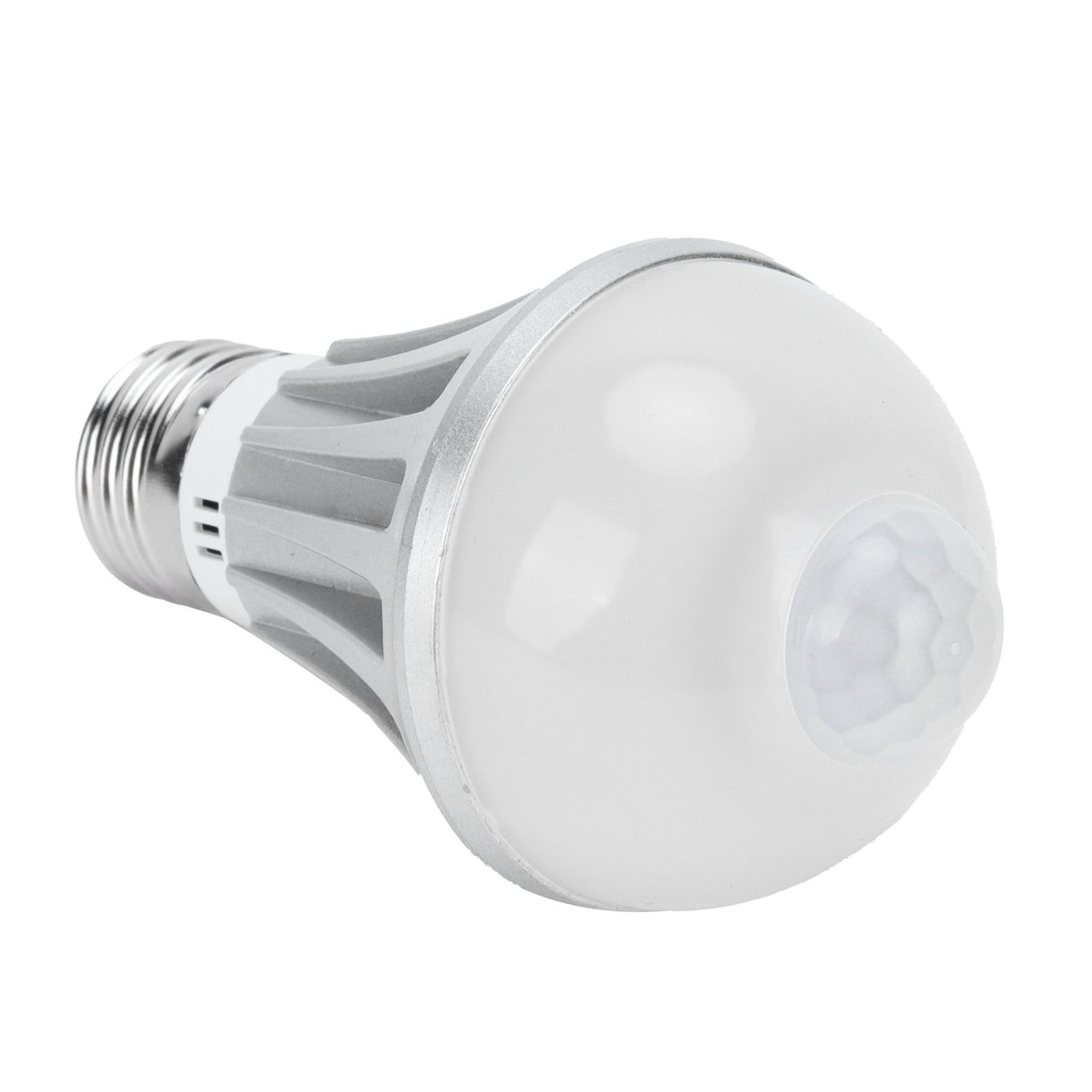 LED Sensor Light Bulb 7W E27 Human Body Sensor Bulb for Corridor 85‑265V Warm White Light