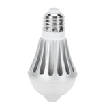 LED Sensor Light Bulb 7W E27 Human Body Sensor Bulb for Corridor 85‑265V Warm White Light