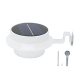 Outdoor Solar Fence Light Waterproof 13LED Gutter Lamp Garden Landscape Lighting White Light