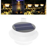 Outdoor Solar Fence Light Waterproof 13LED Gutter Lamp Garden Landscape Lighting White Light