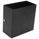 LED Wall Light 7W Indoor Square Lamp Bedroom Hallway Porch Balcony Decoration 100265V(Black ShellWhite Light )