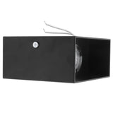 LED Wall Light 7W Indoor Square Lamp Bedroom Hallway Porch Balcony Decoration 100265V(Black ShellWhite Light ) - Extra Image