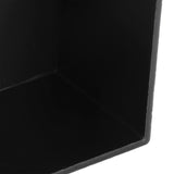 LED Wall Light 7W Indoor Square Lamp Bedroom Hallway Porch Balcony Decoration 100265V(Black ShellWhite Light )