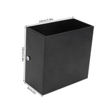 LED Wall Light 7W Indoor Square Lamp Bedroom Hallway Porch Balcony Decoration 100265V(Black ShellWhite Light )